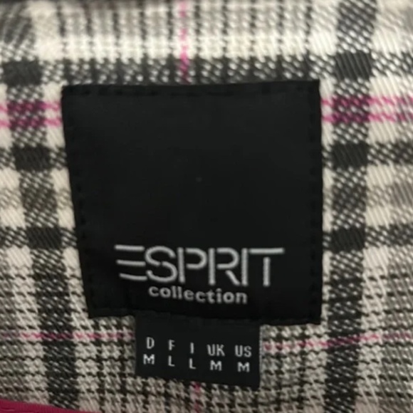 Plaid ESPRIT trench. Size M - Picture 12 of 16